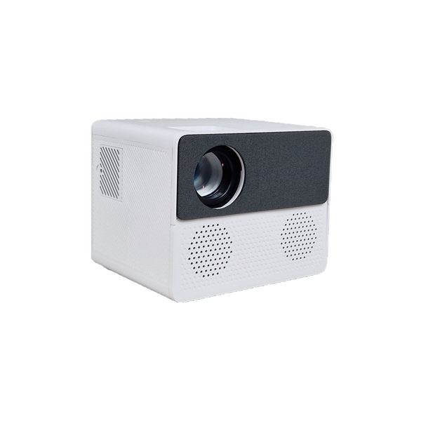 Portable projector with built-in speakers 