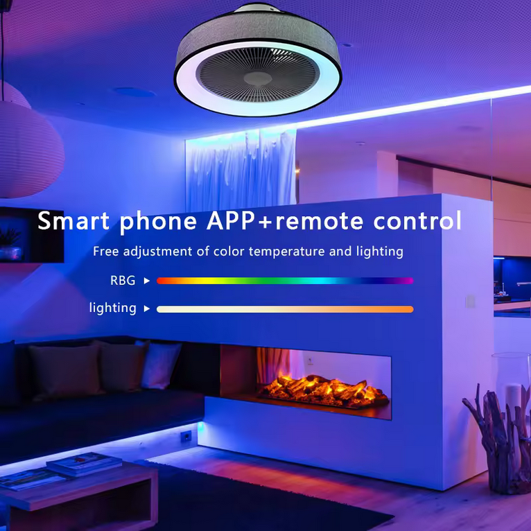 Plafonnier LED - NAIZY - Ciel étoilé - 36W Dimmable - Bluetooth