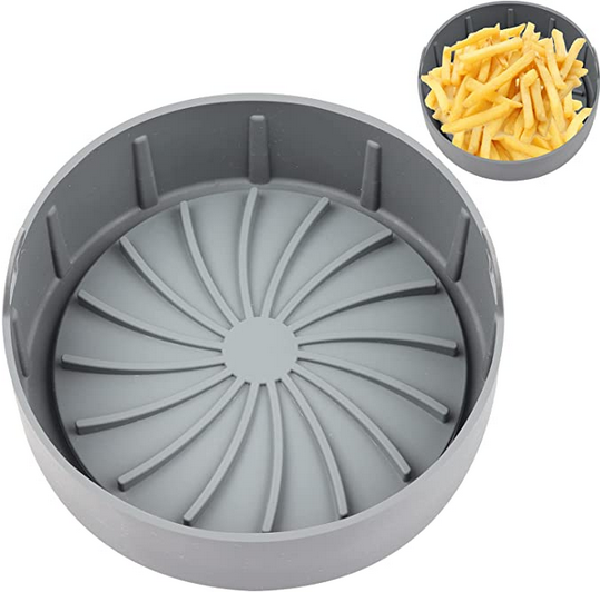 ovenschaal - airfryer accesoires - Snackschaal - airfryer bakpapier - Geschikt Voor AirFryer - Siliconen - 19 x 7 CM