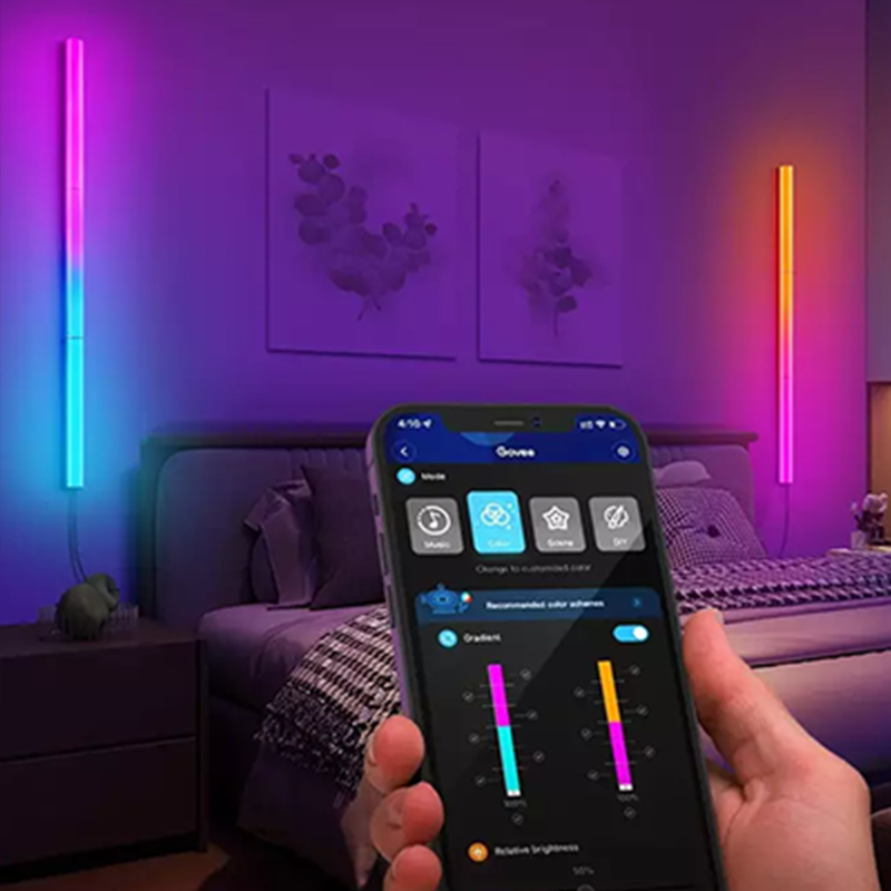 Led Bars / Strips- RGB - Wandlampen - Met spraakbesturing & app